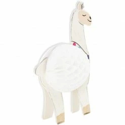 Blue Panda Llama Honeycomb And Cactus Centerpiece For Table Decorations (8 Pack)