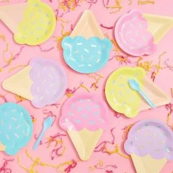 Blue Panda Ice Cream Party Plates (10 Inches, 48-Pack) 11 Blue Panda Ice Cream Party Plates (10 Inches, 48-Pack)
