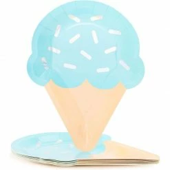 Blue Panda Ice Cream Party Plates (10 Inches, 48-Pack) 13 Blue Panda Ice Cream Party Plates (10 Inches, 48-Pack)