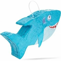 Blue Panda Shark Party Pinata, Blue (16.6 X 6.5 In) Decorations