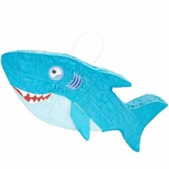 Blue Panda Shark Party Pinata, Blue (16.6 X 6.5 In) Decorations