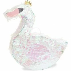 Blue Panda Swan Pinata, Princess Party Supplies (16.25 X 14 In) Decorations
