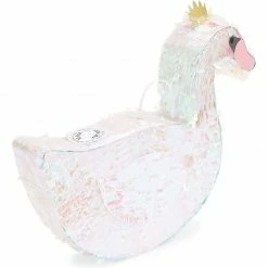 Blue Panda Swan Pinata, Princess Party Supplies (16.25 X 14 In) Decorations