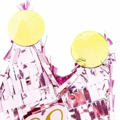 Blue Panda Small Princess Crown Pinata For Girls Birthday Party (16 X 10.5 In, Hot Pink) Decorations