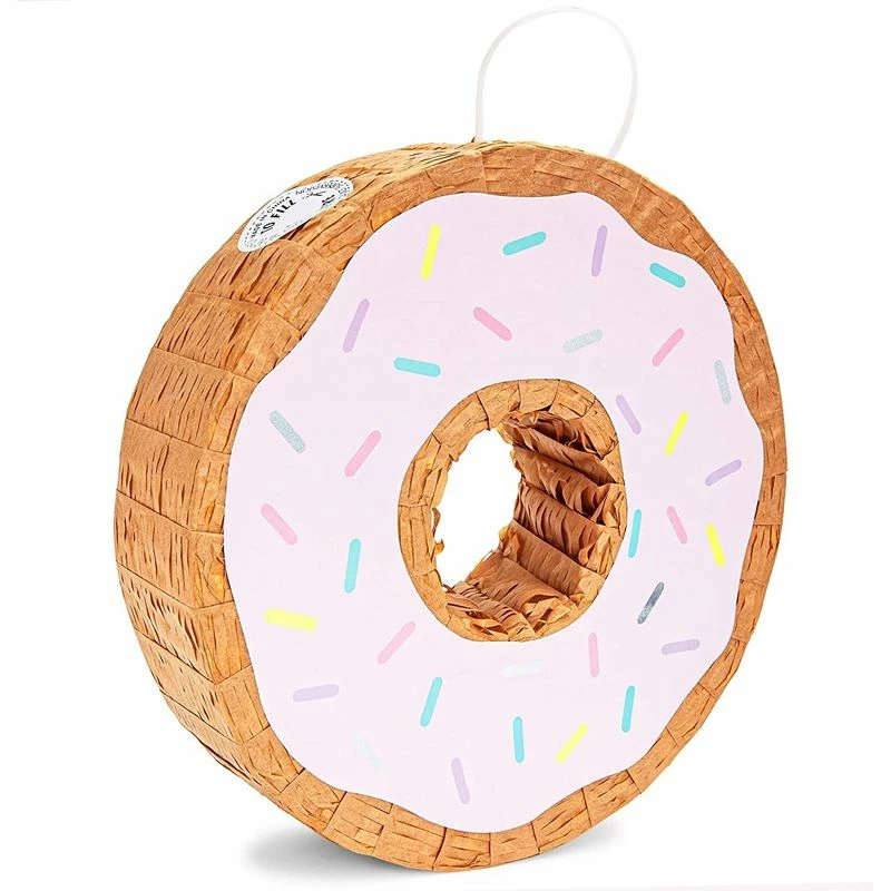 Blue Panda Donut Pinata (12.75 X 3 In, Pink) Decorations 3 Blue Panda Donut Pinata (12.75 X 3 In, Pink) Decorations