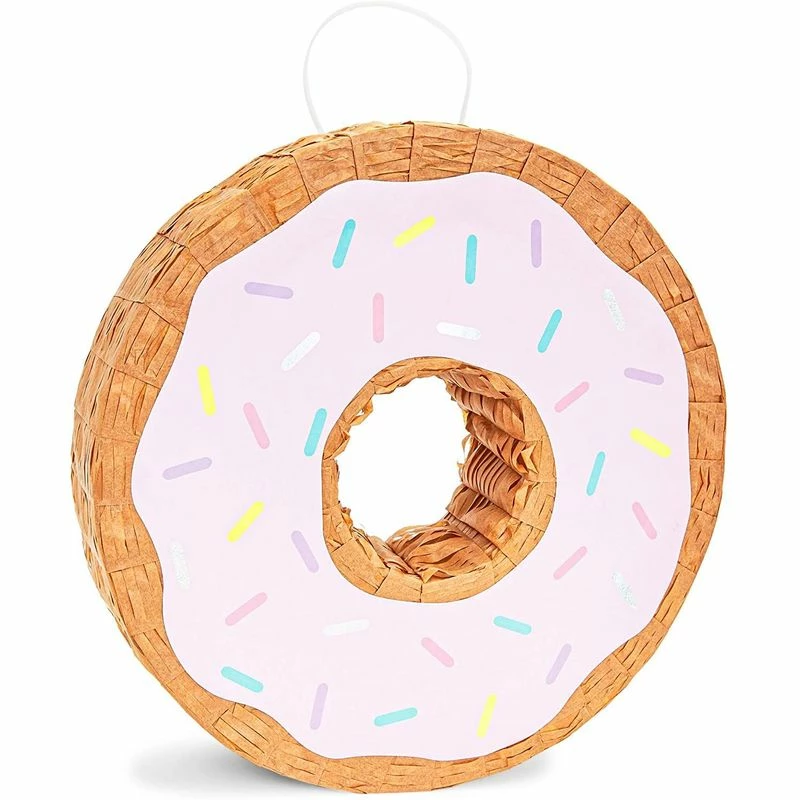 Blue Panda Donut Pinata (12.75 X 3 In, Pink) Decorations 8 Blue Panda Donut Pinata (12.75 X 3 In, Pink) Decorations
