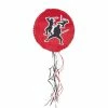Blue Panda Decorations Mini Ninja Pinata For Kids Birthday (11.7 X 11.7, Red)