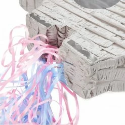 Blue Panda Elephant Pinata, Safari Party Decorations (17 X 12 In)