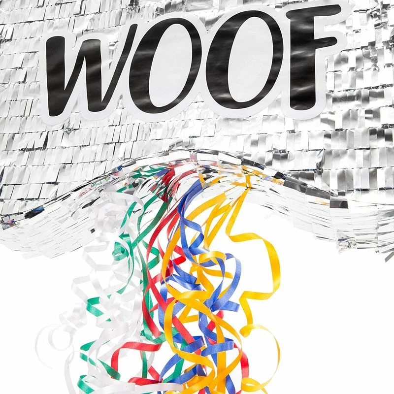 Blue Panda Decorations Dog Bone Pinata, Puppy Birthday Party Supplies, Woof (16.75 X 10 X 3 In) 6 Blue Panda Decorations Dog Bone Pinata, Puppy Birthday Party Supplies, Woof (16.75 X 10 X 3 In)