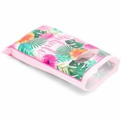 Blue Panda Party Bags And Boxes Hawaiian Luau Party Favor Bags For Birthday, Mahalo (100 Pack)