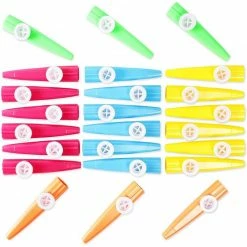 Blue Panda Party Favors Kazoo Musical Instruments For Kids (24 Pack)