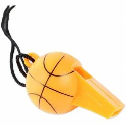 Blue Panda Basketball Whistles For Party Favor, Sports Birthday Supplies (24 Pack)