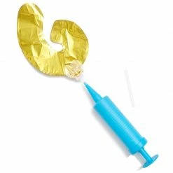 Blue Panda Gold Foil Balloon Number 0-9 Birthday Cake Toppers (6 In, 12 Pack)