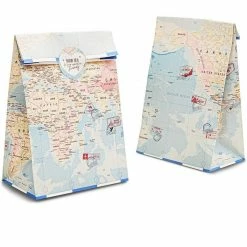 Blue Panda World Map Travel Party Favor Bags With Stickers (8.7 X 5.15 In, 36 Pack) 15 Blue Panda World Map Travel Party Favor Bags With Stickers (8.7 X 5.15 In, 36 Pack)