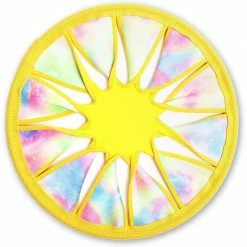 Blue Panda Soft Catch Flying Disc Toy (Yellow, 12 Inches, 2-Pack)