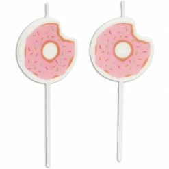 Blue Panda Donut Cake Toppers With Birthday Candles For Kid's Parties, Photo Booths (Pastel, 18 Pieces) 14 Blue Panda Donut Cake Toppers With Birthday Candles For Kid's Parties, Photo Booths (Pastel, 18 Pieces)