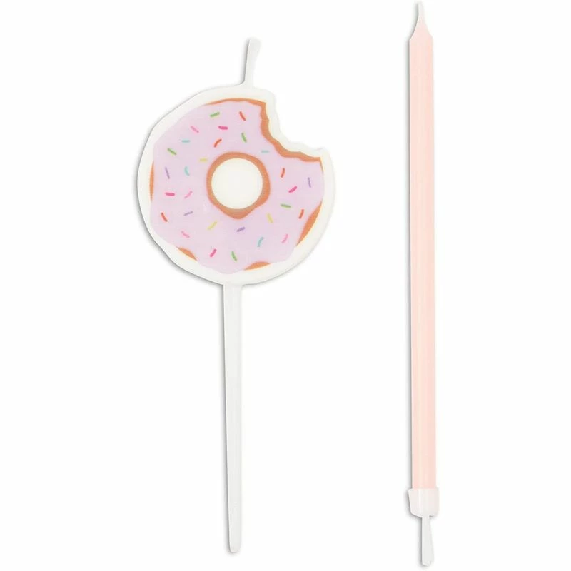 Blue Panda Donut Cake Toppers With Birthday Candles For Kid's Parties, Photo Booths (Pastel, 18 Pieces) 10 Blue Panda Donut Cake Toppers With Birthday Candles For Kid's Parties, Photo Booths (Pastel, 18 Pieces)