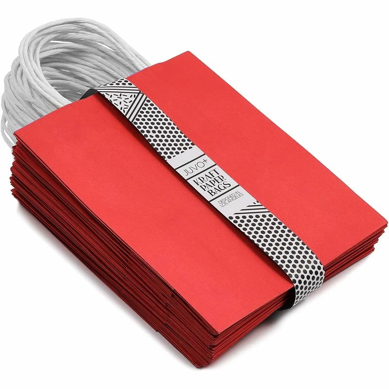 Blue Panda Paper Party Gift Bags With Handles (8 X 10 In, Medium Sized, Red, 25-Pack) Party Bags And Boxes 7 Blue Panda Paper Party Gift Bags With Handles (8 X 10 In, Medium Sized, Red, 25-Pack) Party Bags And Boxes