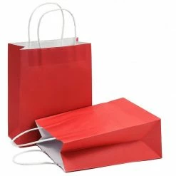 Blue Panda Paper Party Gift Bags With Handles (8 X 10 In, Medium Sized, Red, 25-Pack) Party Bags And Boxes 15 Blue Panda Paper Party Gift Bags With Handles (8 X 10 In, Medium Sized, Red, 25-Pack) Party Bags And Boxes