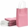 Blue Panda Paper Party Gift Bags With Handles (9 X 5.3 In, Pink, 25-Pack) 2 Blue Panda Paper Party Gift Bags With Handles (9 X 5.3 In, Pink, 25-Pack)