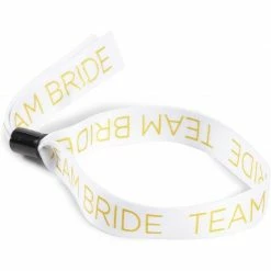 Blue Panda Party Favors Team Bride Wristband Bracelets (30 Pack)