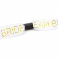 Blue Panda Party Favors Team Bride Wristband Bracelets (30 Pack)
