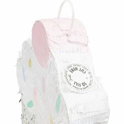 Blue Panda Decorations Small Cupcake Pinata For Birthday Party Supplies (15 X 13 X 3 Inches)