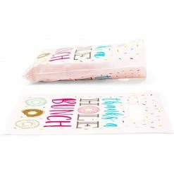 Blue Panda Donut Party Favor Goodie Bags (100 Pack) 14 Blue Panda Donut Party Favor Goodie Bags (100 Pack)