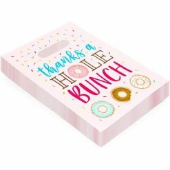 Blue Panda Donut Party Favor Goodie Bags (100 Pack) 16 Blue Panda Donut Party Favor Goodie Bags (100 Pack)