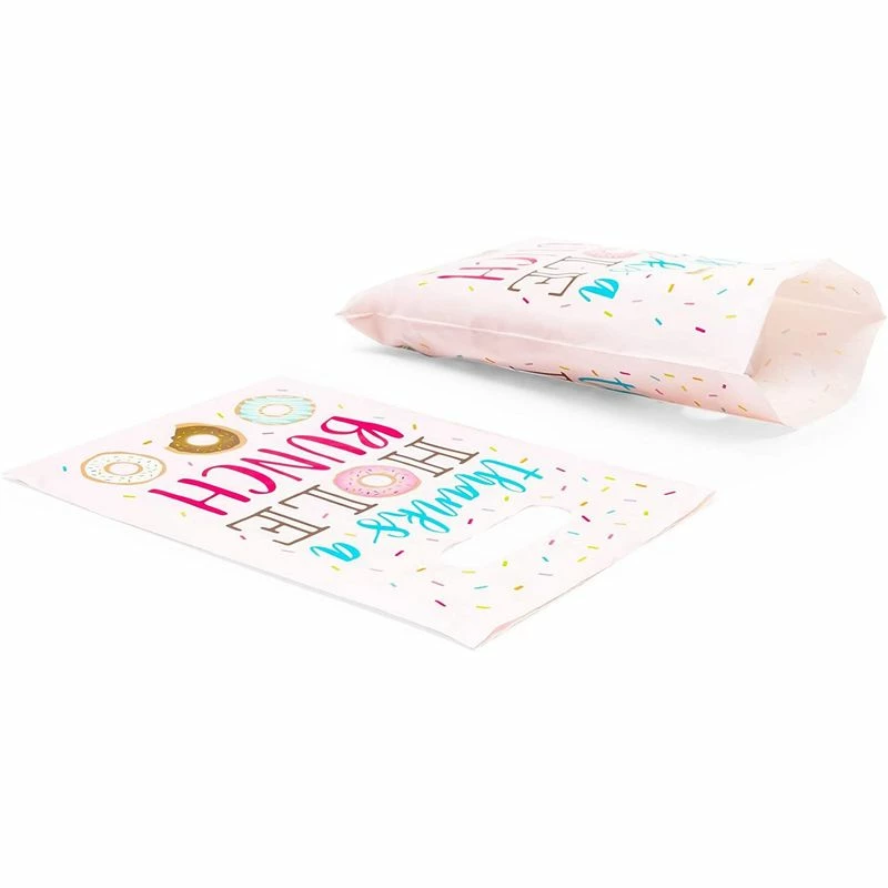 Blue Panda Donut Party Favor Goodie Bags (100 Pack) 10 Blue Panda Donut Party Favor Goodie Bags (100 Pack)