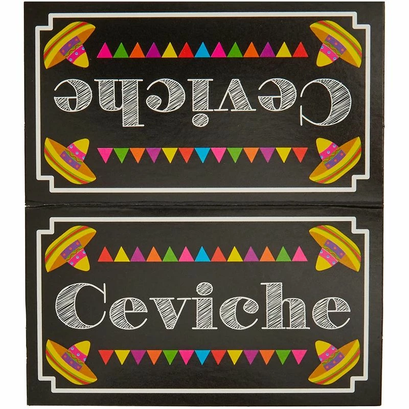 Blue Panda Mexican Food Party Supplies, Fiesta Place Cards, 12 Designs For Parties And Cinco De Mayo (3.5 X 2 In, 60-Pk) Decorations 7 Blue Panda Mexican Food Party Supplies, Fiesta Place Cards, 12 Designs For Parties And Cinco De Mayo (3.5 X 2 In, 60-Pk) Decorations