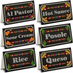 Blue Panda Mexican Food Party Supplies, Fiesta Place Cards, 12 Designs For Parties And Cinco De Mayo (3.5 X 2 In, 60-Pk) Decorations 19 Blue Panda Mexican Food Party Supplies, Fiesta Place Cards, 12 Designs For Parties And Cinco De Mayo (3.5 X 2 In, 60-Pk) Decorations