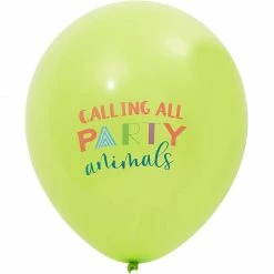 Blue Panda Llama Birthday Party Balloons In 5 Colors (12 Inches, 50-Pack)