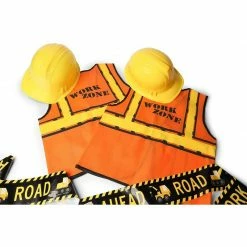 Blue Panda Transportation And Construction Construction Worker Costumes For Kids, Includes Vests And Hats (6 Sets) 15 Blue Panda Transportation And Construction Construction Worker Costumes For Kids, Includes Vests And Hats (6 Sets)