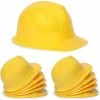 Blue Panda Plastic Construction Hats For Kids (Yellow, 24 Pack) Transportation And Construction