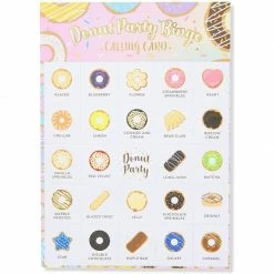 Blue Panda Games Donut Bingo Party Game For Birthdays, Donut Grow Up (5 X 7 Inches, 36 Cards) 16 Blue Panda Games Donut Bingo Party Game For Birthdays, Donut Grow Up (5 X 7 Inches, 36 Cards)