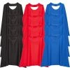 Blue Panda Superhero Dress Up Capes For Kids Costumes (Black, Red, Blue, 12 Pack)