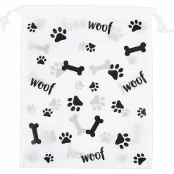 Blue Panda Woof! Dog Birthday Party Supplies, Drawstring Gift Bags (10 X 12 In, 12 Pack) Special Occasions