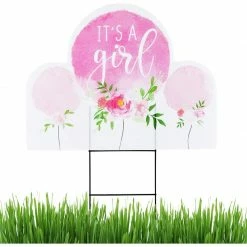 Blue Panda Baby Shower Yard Signs With Stakes, It’s A Girl (17 X 13 In, 2 Pack) Special Occasions