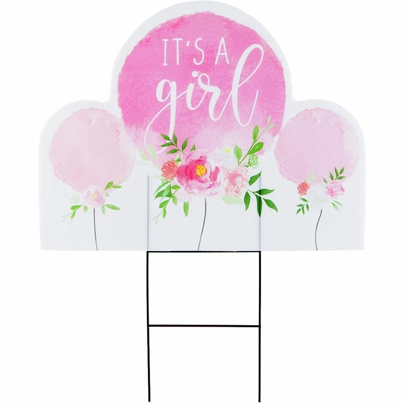 Blue Panda Baby Shower Yard Signs With Stakes, It’s A Girl (17 X 13 In, 2 Pack) Special Occasions 6 Blue Panda Baby Shower Yard Signs With Stakes, It’s A Girl (17 X 13 In, 2 Pack) Special Occasions