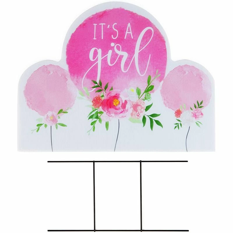 Blue Panda Baby Shower Yard Signs With Stakes, It’s A Girl (17 X 13 In, 2 Pack) Special Occasions 9 Blue Panda Baby Shower Yard Signs With Stakes, It’s A Girl (17 X 13 In, 2 Pack) Special Occasions