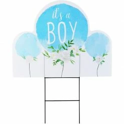 Special Occasions Blue Panda Baby Shower Yard Signs With Stakes, It’s A Boy (17 X 13 In, 2 Pack)