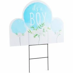 Special Occasions Blue Panda Baby Shower Yard Signs With Stakes, It’s A Boy (17 X 13 In, 2 Pack)