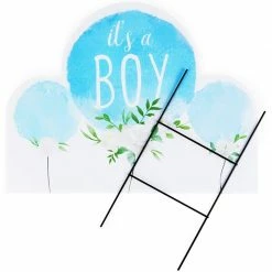 Special Occasions Blue Panda Baby Shower Yard Signs With Stakes, It’s A Boy (17 X 13 In, 2 Pack)