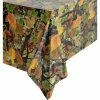Blue Panda Plastic Tablecloths For Camo Birthday Party Supplies (54 X 108 In, 3 Pack)