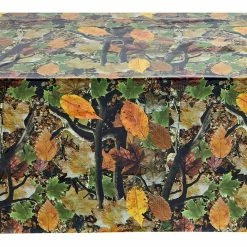 Blue Panda Plastic Tablecloths For Camo Birthday Party Supplies (54 X 108 In, 3 Pack)