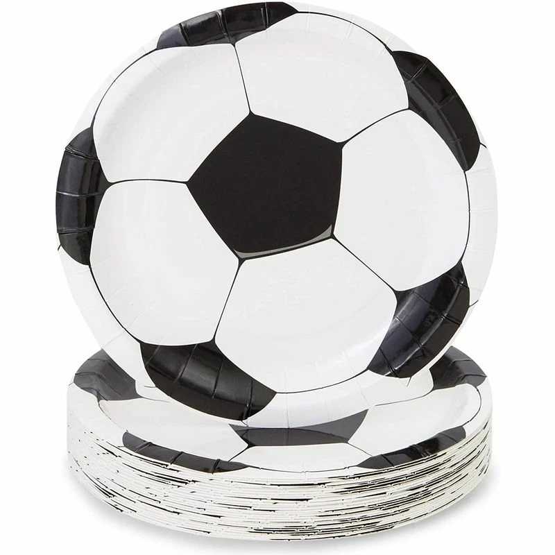 Blue Panda Dinnerware Sets Soccer Birthday Party Pack, Dinnerware Set And Banner (Serves 24, 171 Pieces) 4 Blue Panda Dinnerware Sets Soccer Birthday Party Pack, Dinnerware Set And Banner (Serves 24, 171 Pieces)