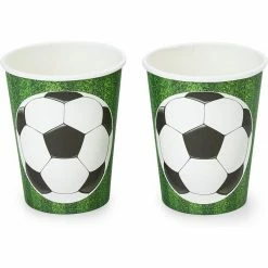 Blue Panda Dinnerware Sets Soccer Birthday Party Pack, Dinnerware Set And Banner (Serves 24, 171 Pieces) 14 Blue Panda Dinnerware Sets Soccer Birthday Party Pack, Dinnerware Set And Banner (Serves 24, 171 Pieces)