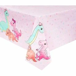 Blue Panda Pink Dinosaur Party Decorations For Girl's Birthdays, Plastic Tablecloth (54 X 108 In, 3 Pack) Tablecloths 14 Blue Panda Pink Dinosaur Party Decorations For Girl's Birthdays, Plastic Tablecloth (54 X 108 In, 3 Pack) Tablecloths