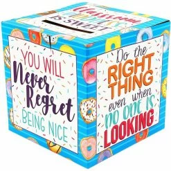 Blue Panda Classroom Kindness Cards And Ballot Box For Elementary Students (8x8 In, 50 Cards) Special Occasions